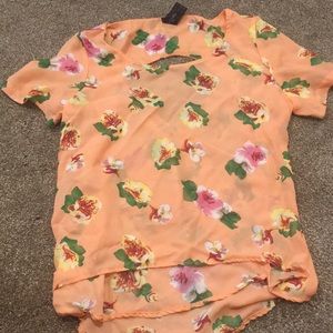 Coral flower shirt🔅